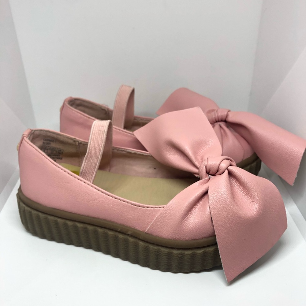 Sydney Jordyn Pink Bow Slip on sneakers 8
